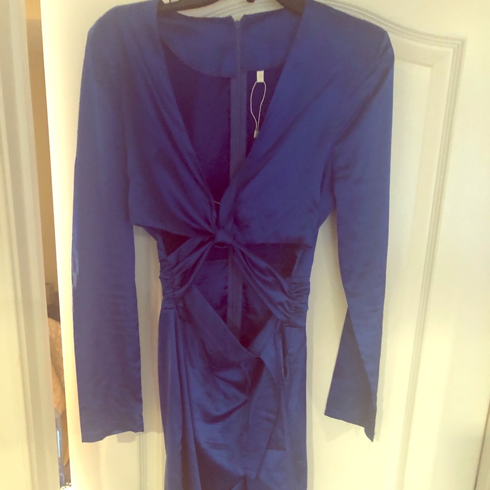 Royal blue club/outing dress